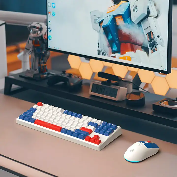 Micropack KM-269W Navy Wireless Keyboard & Mouse Combo