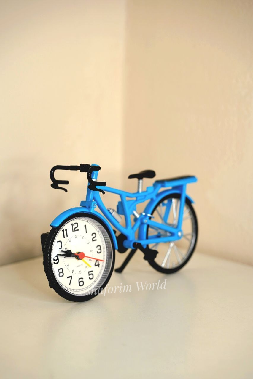 Bicycle Shape Alarm Clock Cycle (Decorative Desk Clock)